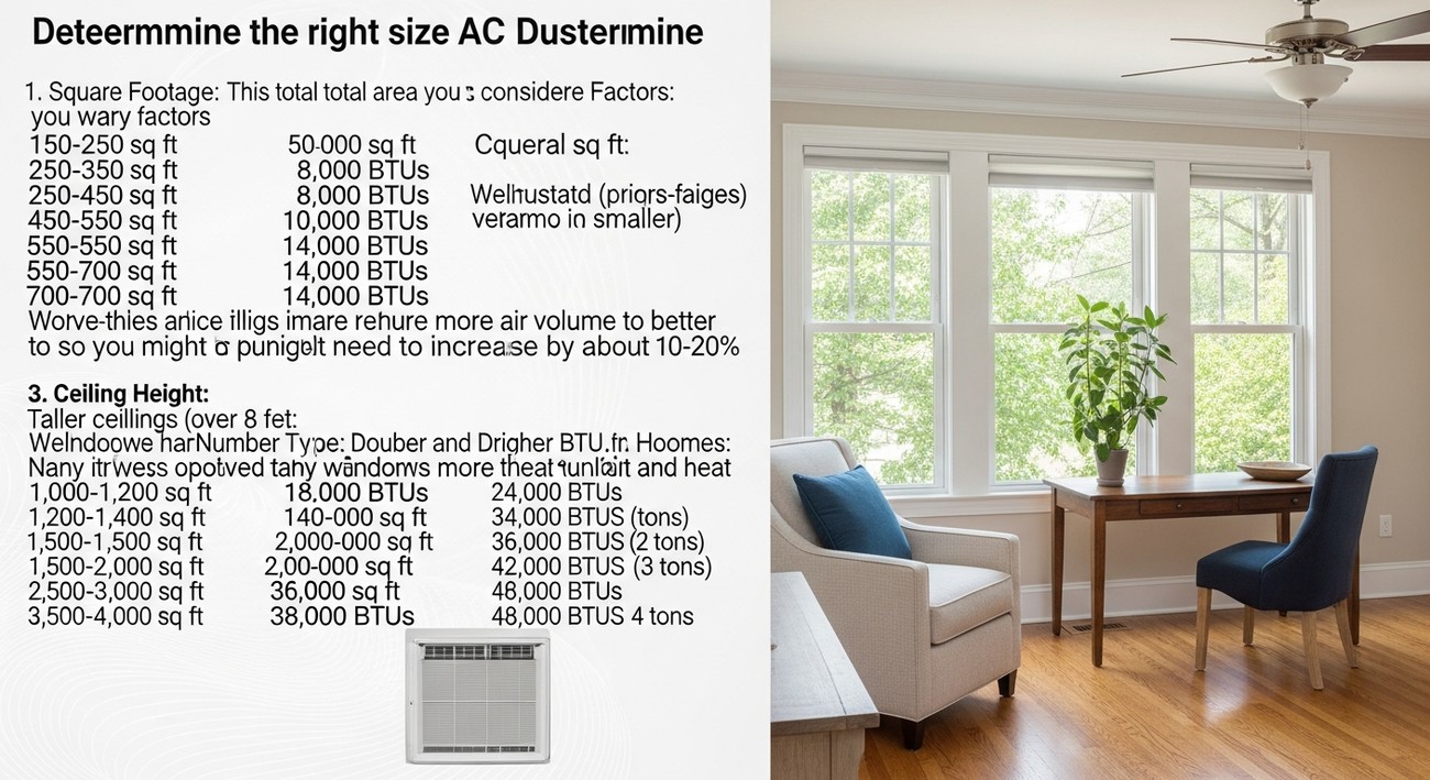 What size AC unit do I need photo