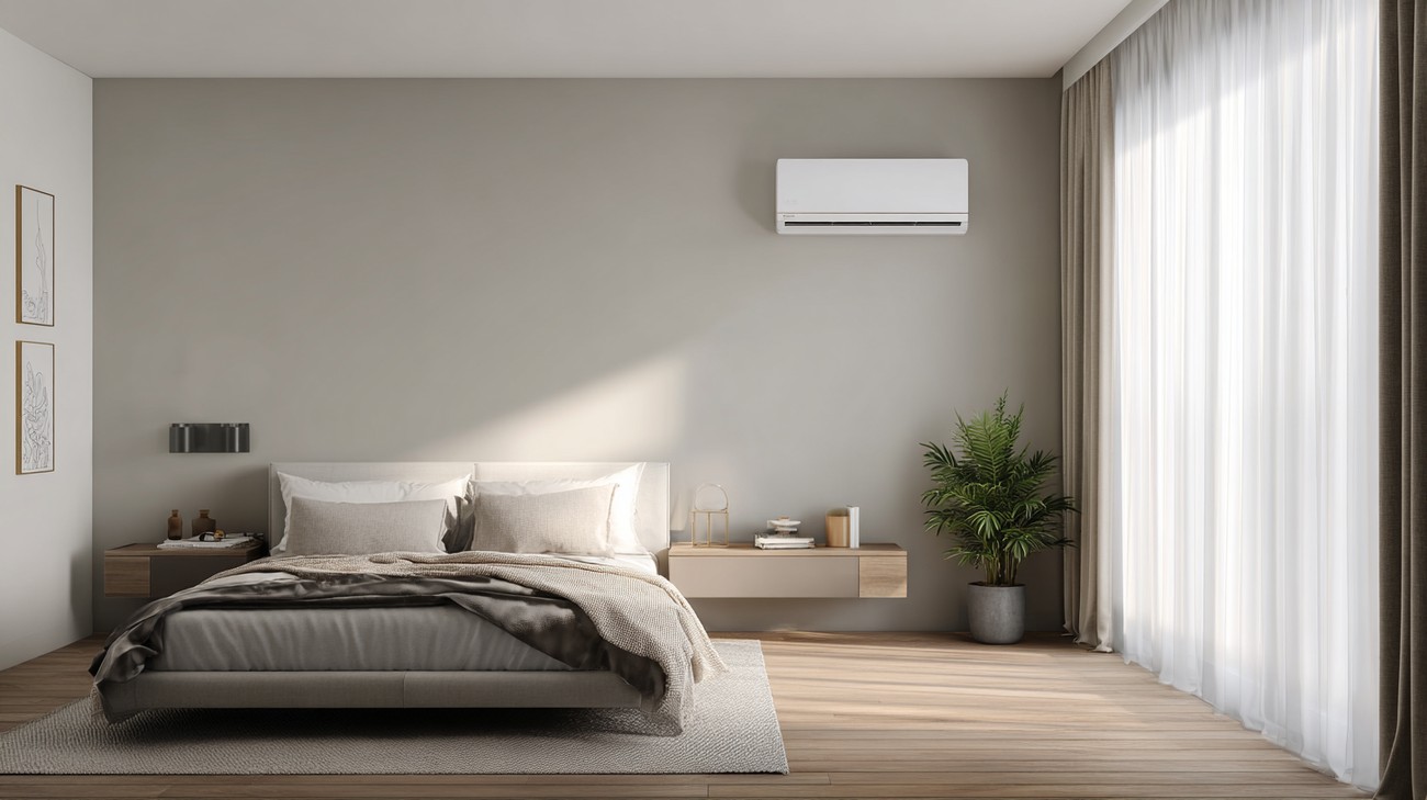 aircon in bedroom photo