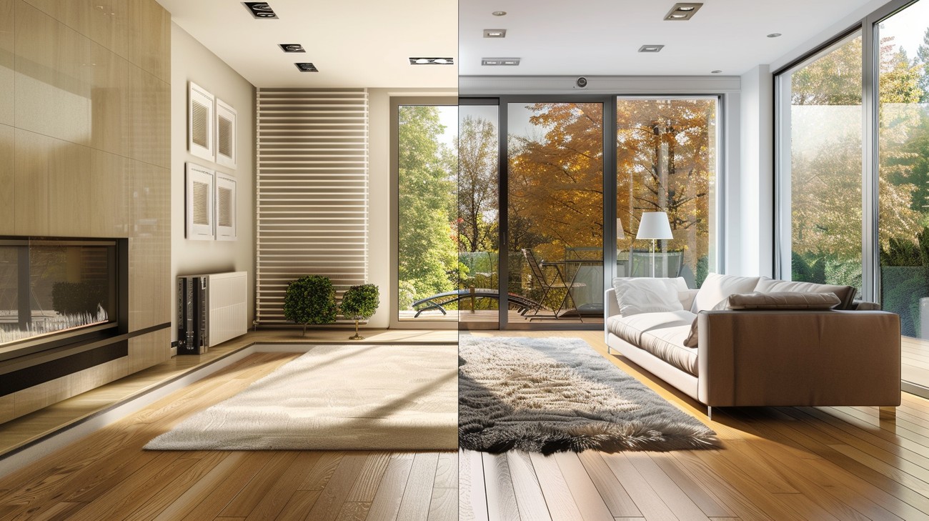 Central vs forced air systems photo