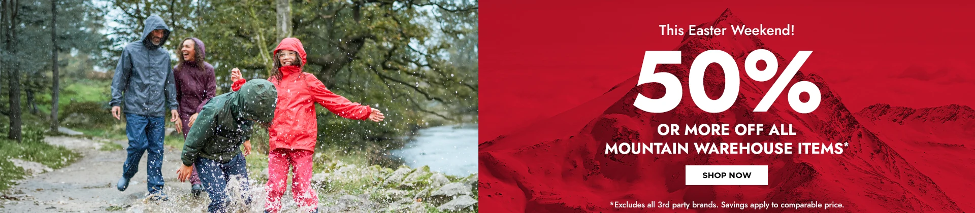 H1: 50% OR MORE OFF ALL ITEMS - SHOP NOW *SAVING APPLIES TO COMPARABLE PRICE