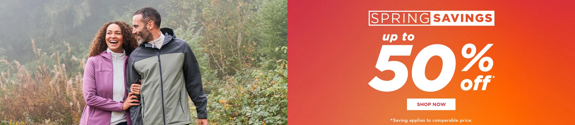 H1: SPRING SAVINGS - SHOP NOW