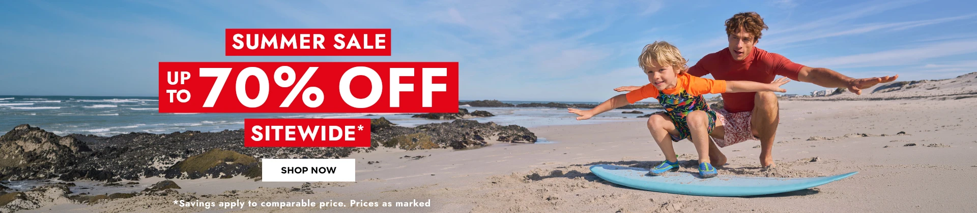 SUMMER SALE - UP TO 60% OFF