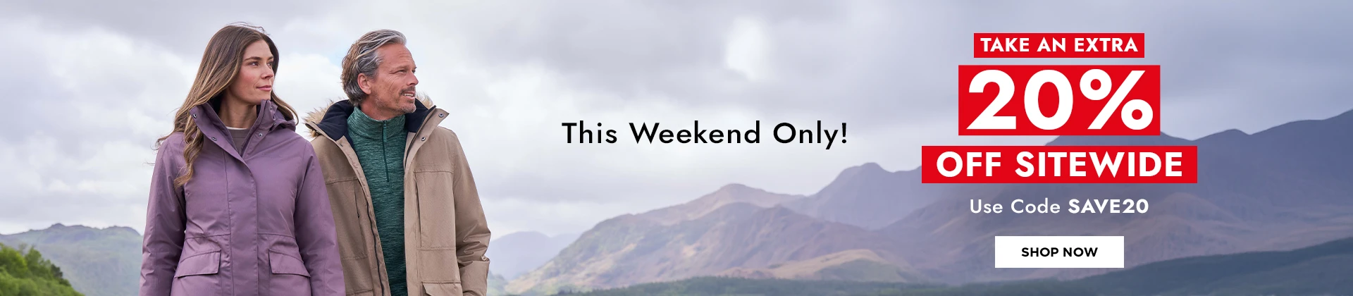 Take an Extra 20% off Sitewide with code SAVE20