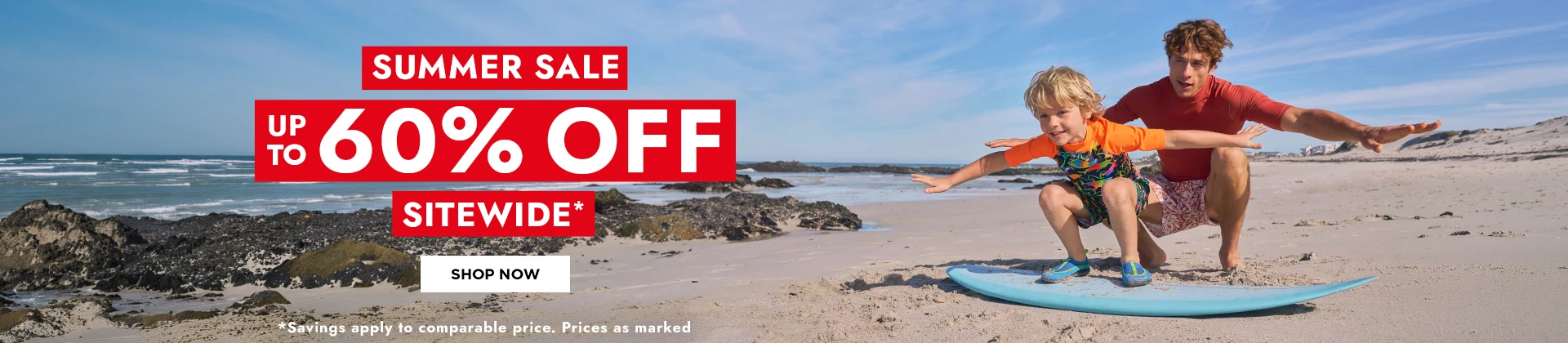 SUMMER SALE - UP TO 60% OFF