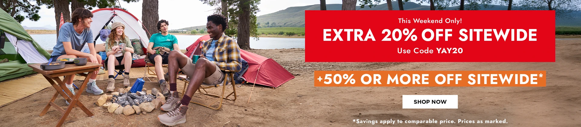 50% OR MORE SITEWIDE + YAY20