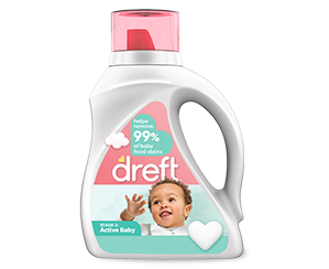 Dreft Etapa 1: Detergente líquido para ropa para bebés recién nacidos, 32  cargas, 46 fl oz