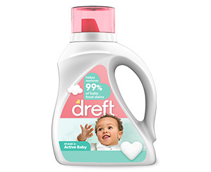 Dreft Stage 2: Active Baby Liquid Laundry Detergent