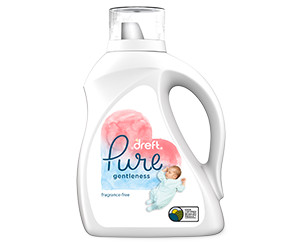 Dreft Etapa 1: Detergente líquido para ropa de bebé Eco-Box, natural para  recién nacido o bebé, ultra concentrado él, 96 cargas, hipoalergénico para