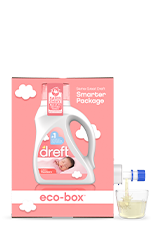 Dreft Etapa 1: Detergente líquido para ropa de bebé Eco-Box, natural para  recién nacido o bebé, ultra concentrado él, 96 cargas, hipoalergénico para