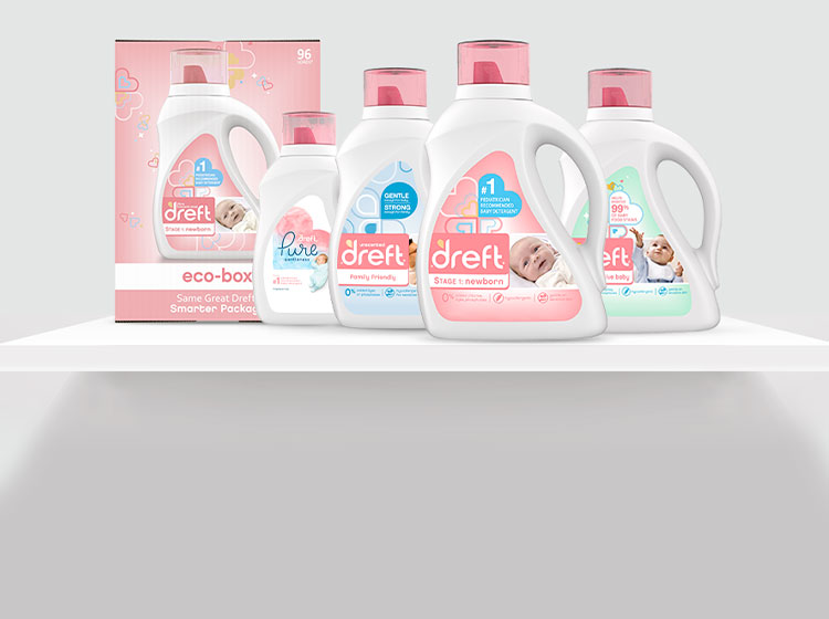 Ingredientes de lavandería en los detergentes para bebés Dreft | Dreft