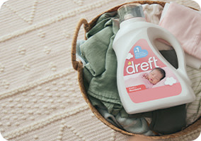 Dreft Stage 1: Detergente líquido para ropa para bebés recién nacidos –  Dulce Alcance