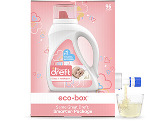 Detergente Líquido Dreft Etapa 1 Bebé Recién Nacido - 1.47Lt
