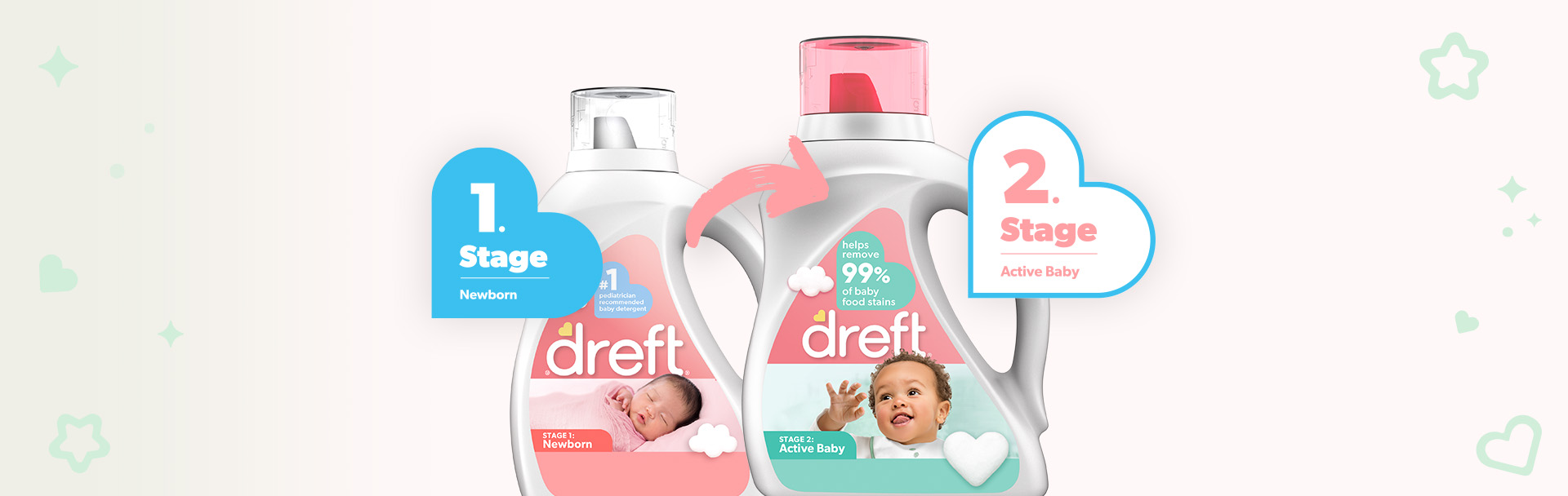 Detergentes para ropa de bebé Dreft: Cuál elegir