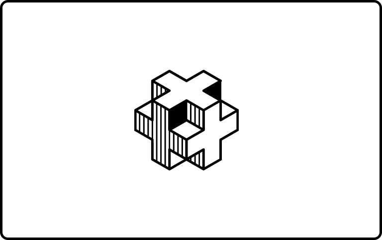 Abstract plus sign illustration