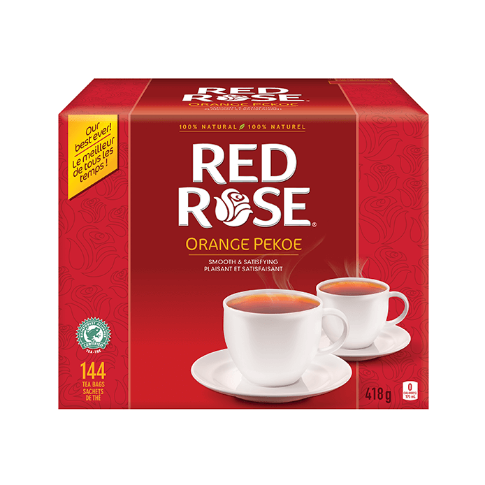 Red Rose - THÉ ORANGE PEKOE RED ROSE® 144 UNITÉS