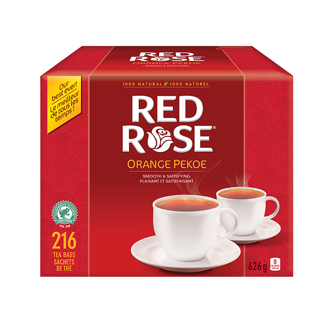 Red Rose - THÉ ORANGE PEKOE RED ROSE® 216 UNITÉS