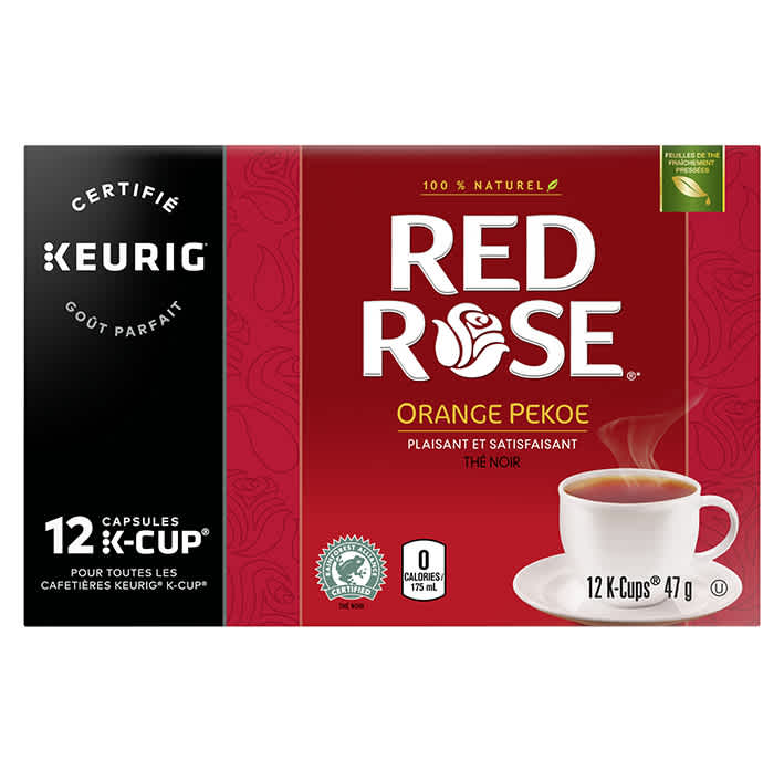 Red Rose  THÉ NOIR À DOSETTES K-CUP® ORANGE PEKOE