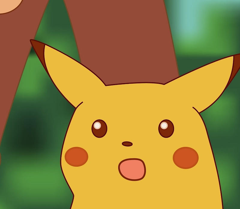 Shocked Pikachu