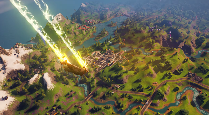 Fortnite map dropping