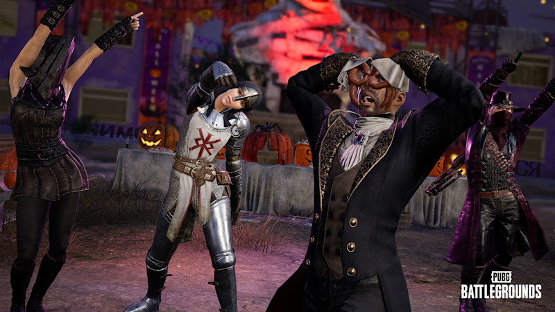 PUBG Halloween 2021 emotes