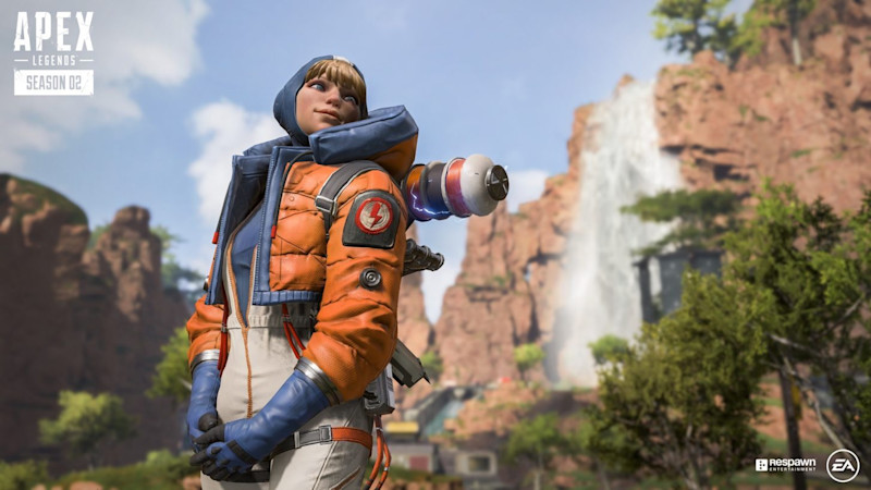 Wattson Waterfall Apex Legends