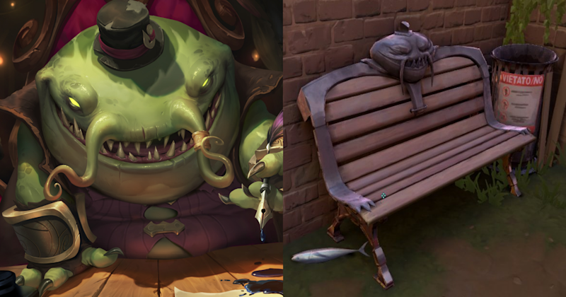 Tahm Kench bench