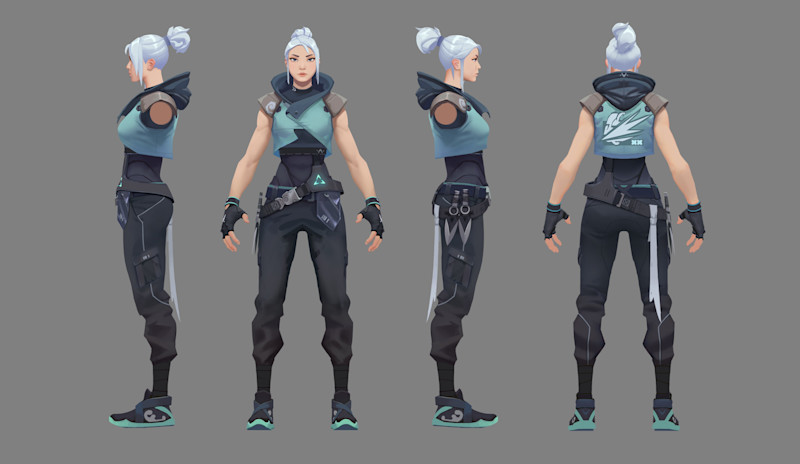 Valorant Jett concept art