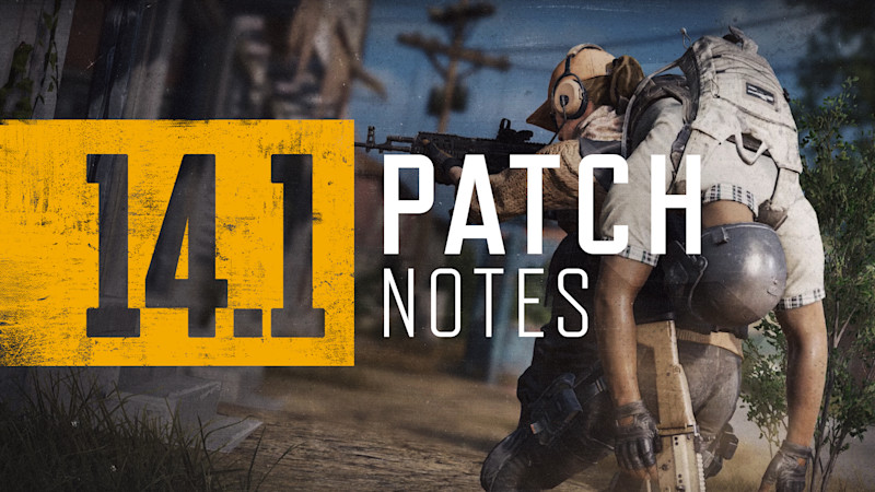 PUBG 14.1 patch notes