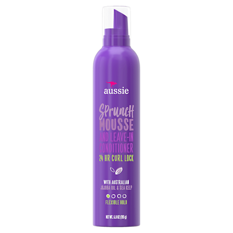 Aussie Sprunch Mousse And Leave In Conditioner For Curly Hair