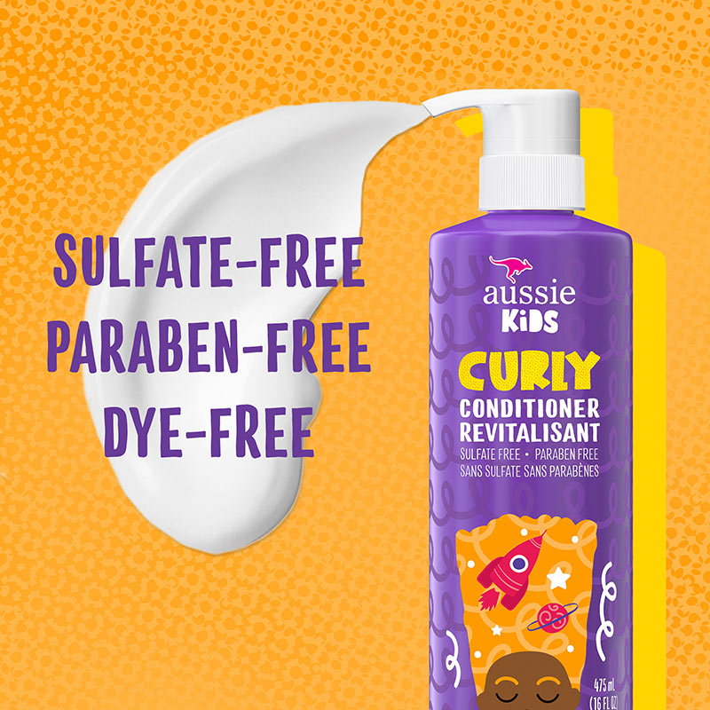Aussie Kids Curly Sulfate Free Conditioner no dyes no sulfates no parabens