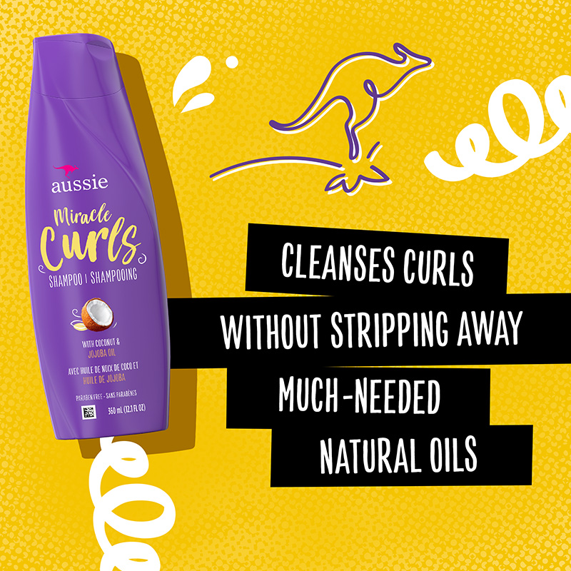 Miracle Curls Shampoo CLEANSES CURLS WITHOUT STRIPPING AWAY MUCH NEEDED OIL