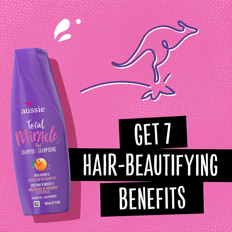 Total Miracle 7n1 Shampoo 12.1 FL OZ GET 7 HAIR BEAUTIFYING BENEFITS