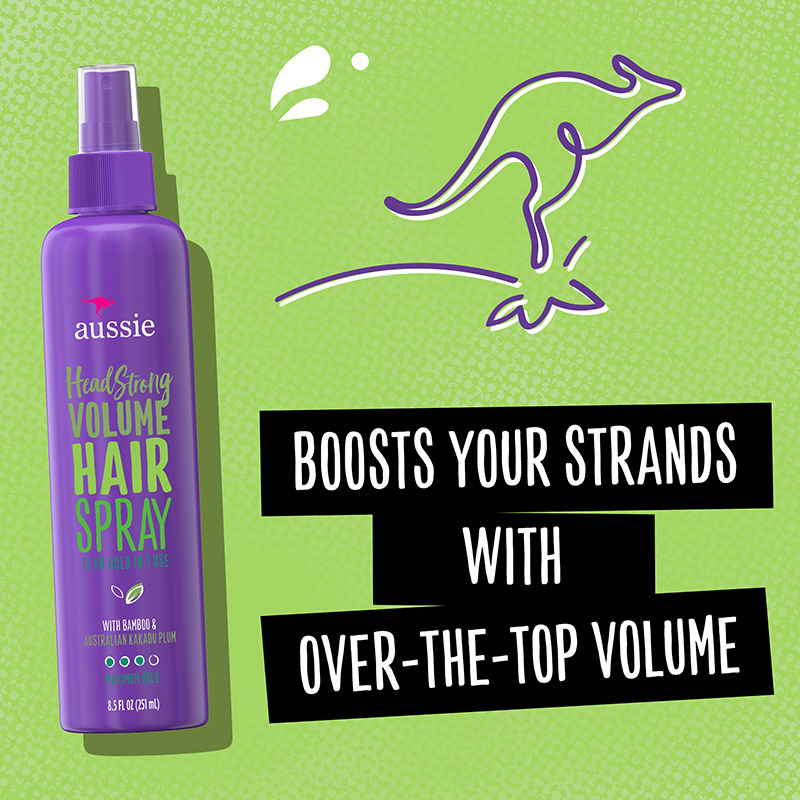 Headstrong Volume Hair Spray 8.5 FL OZ BOOSTS YOUR STRANDS WITH OVER THE TOP VOLUME
