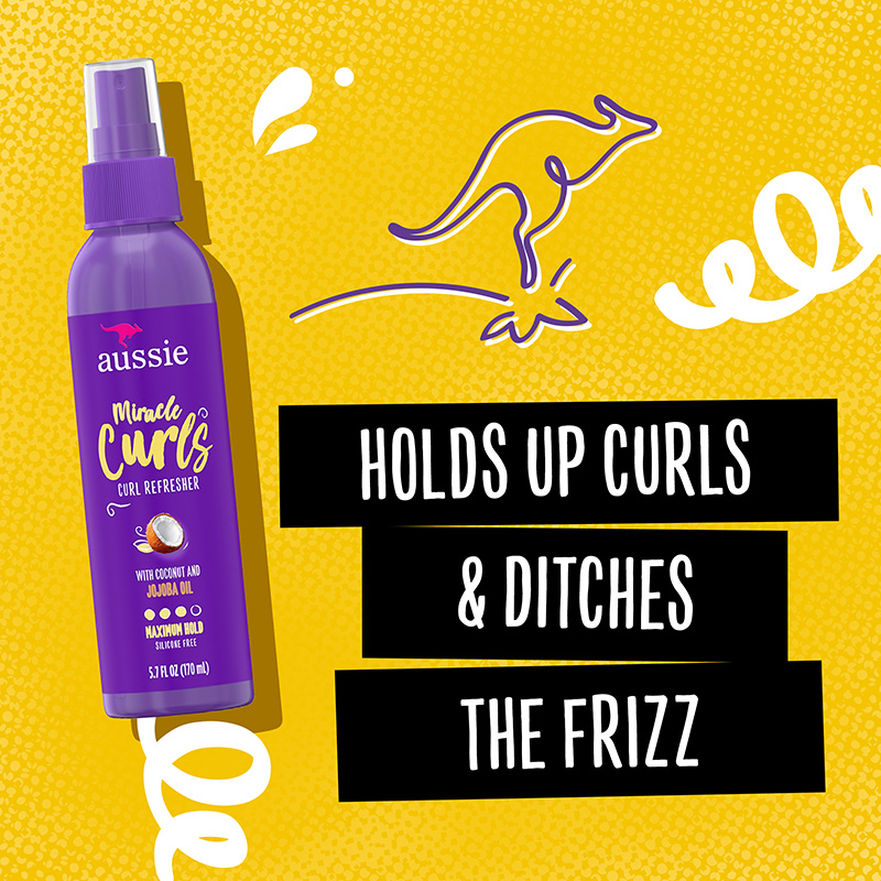Miracle Curls Curl Refresher HOLDS UP CURLS AND DITCHES THE FRIZZ