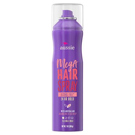 Aussie Mega alcohol-free hairspray