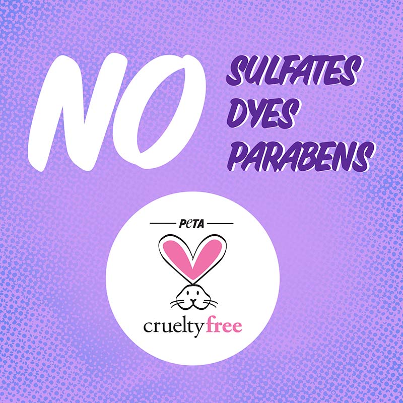 No sulfates No Parabens No Dyes