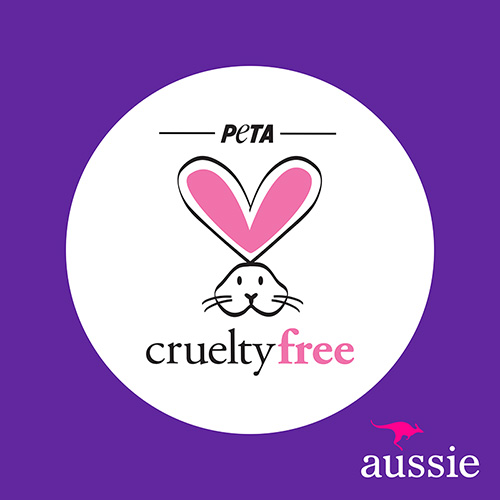 Aussie is PETA certified Cruelty Free 