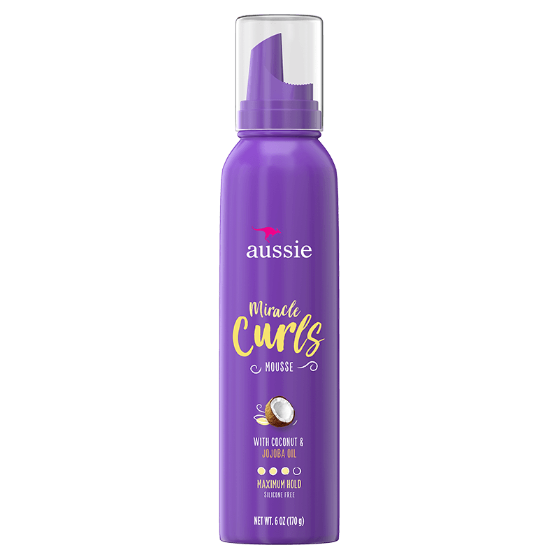 Miracle Curls Maximum Hold Mousse for Curly Hair | Aussie
