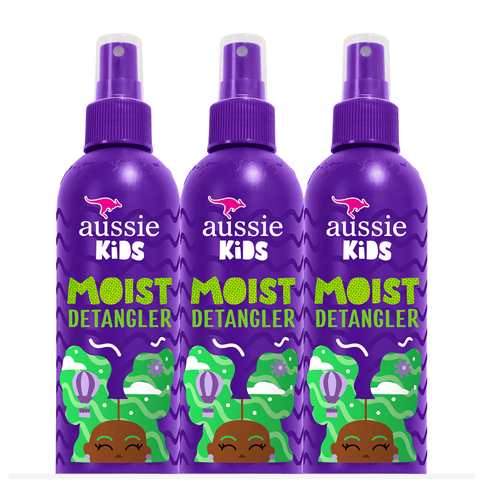 Aussie Kids Moist Detangler for Kids Triple Pack