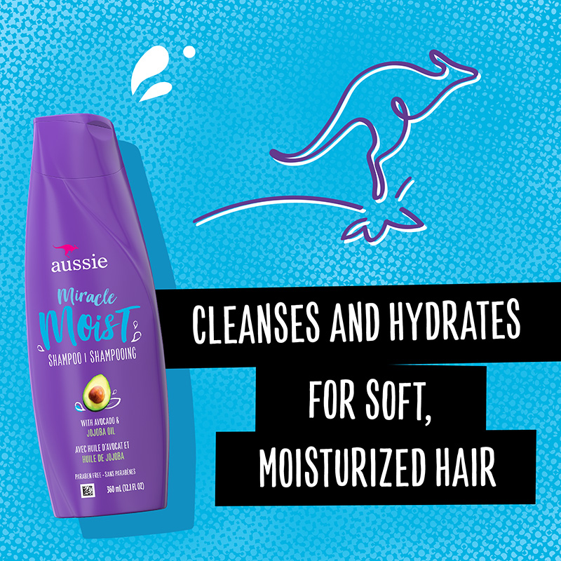 Aussie Multi Miracle Shampoo Moisture + Softness + Shine, Great