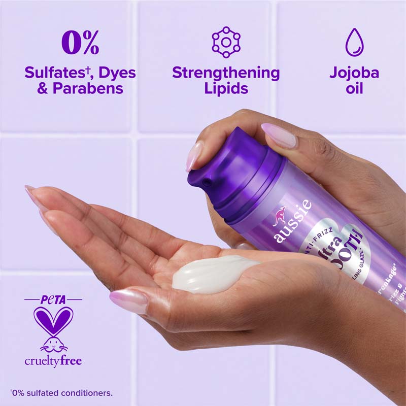  0% sulfates* dyes, & parabens. Strengthening lipids. Jojoba Oil. PETA cruelty free