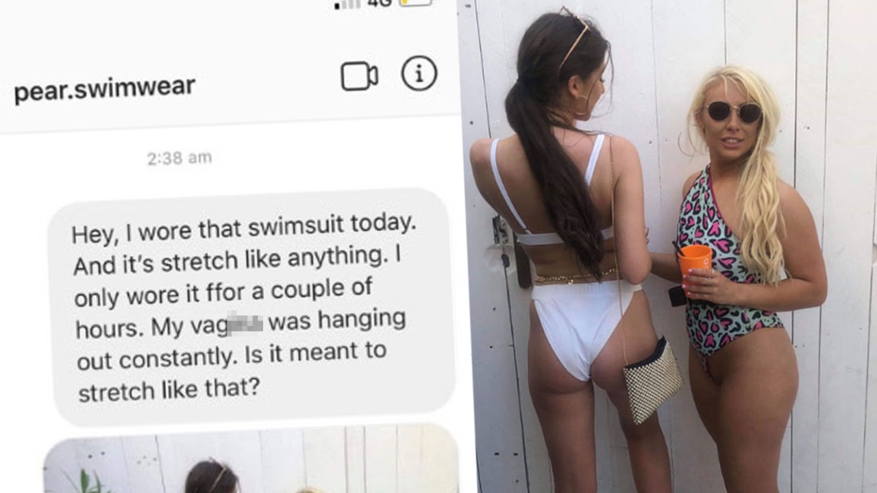 swimsuit fail Girl who complained her swimsuit left her bits 'hanging out' was wearing it  upside-down | Articles | rova