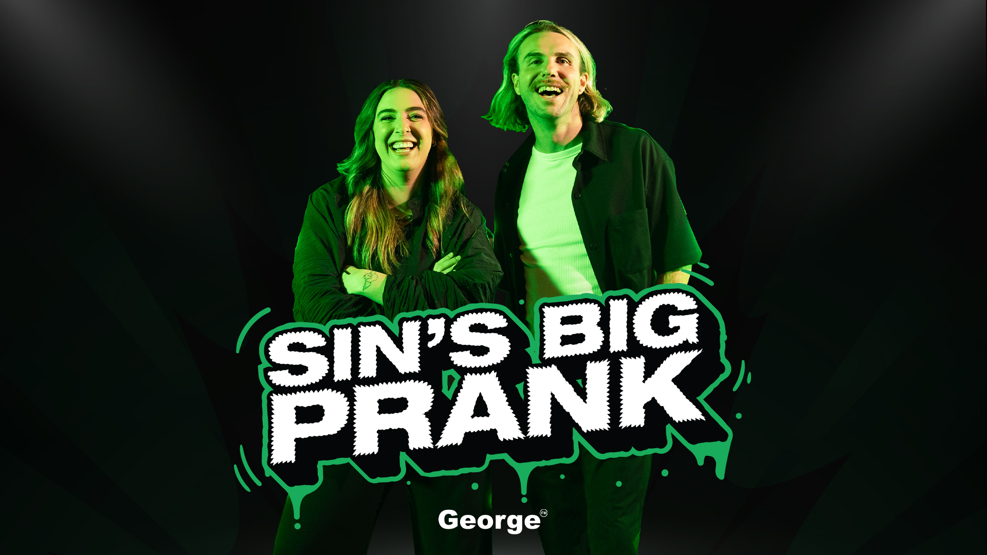 Sin and Brook "Sin's big prank" with George FM
