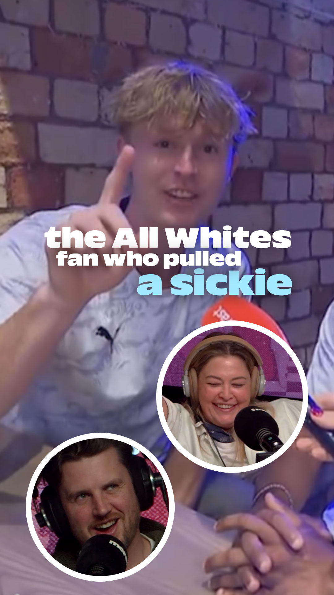 The All Whites fan who pulled a sickie