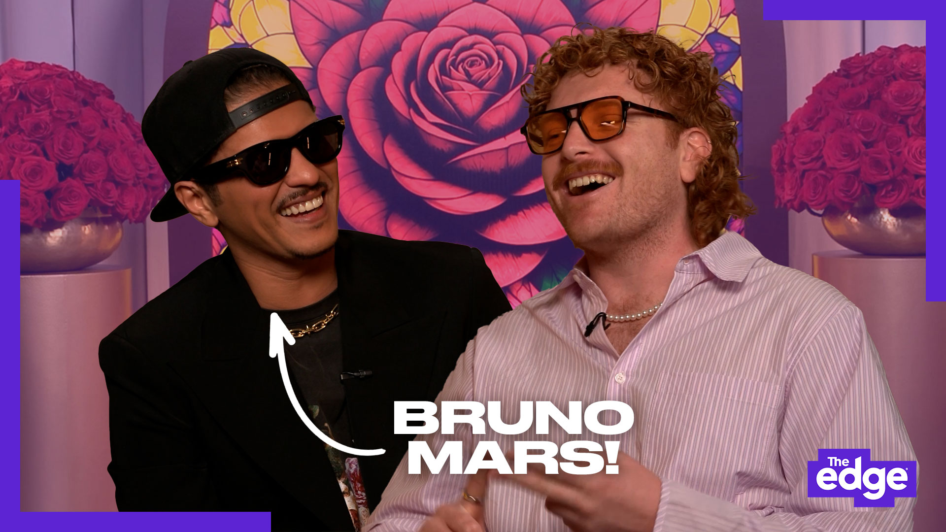 Bruno Mars interview with The Edge's Harrison Keefe