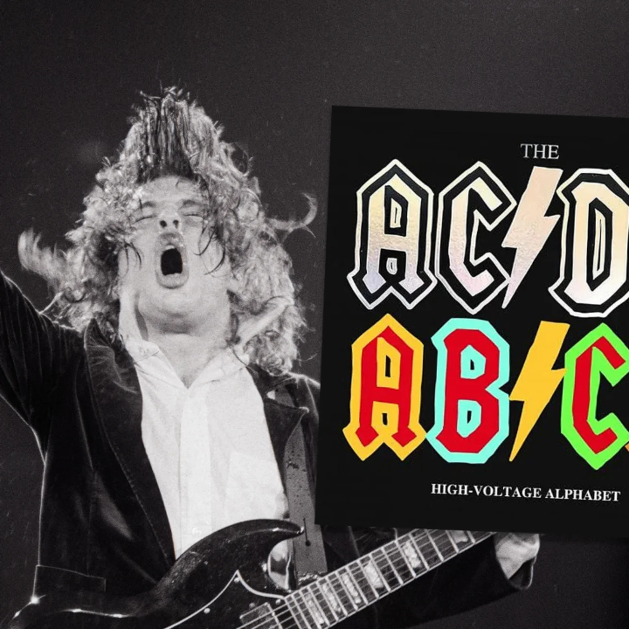 AC/DC release kids alphabet book 'AB/CD High-Voltage Alphabet' | rova