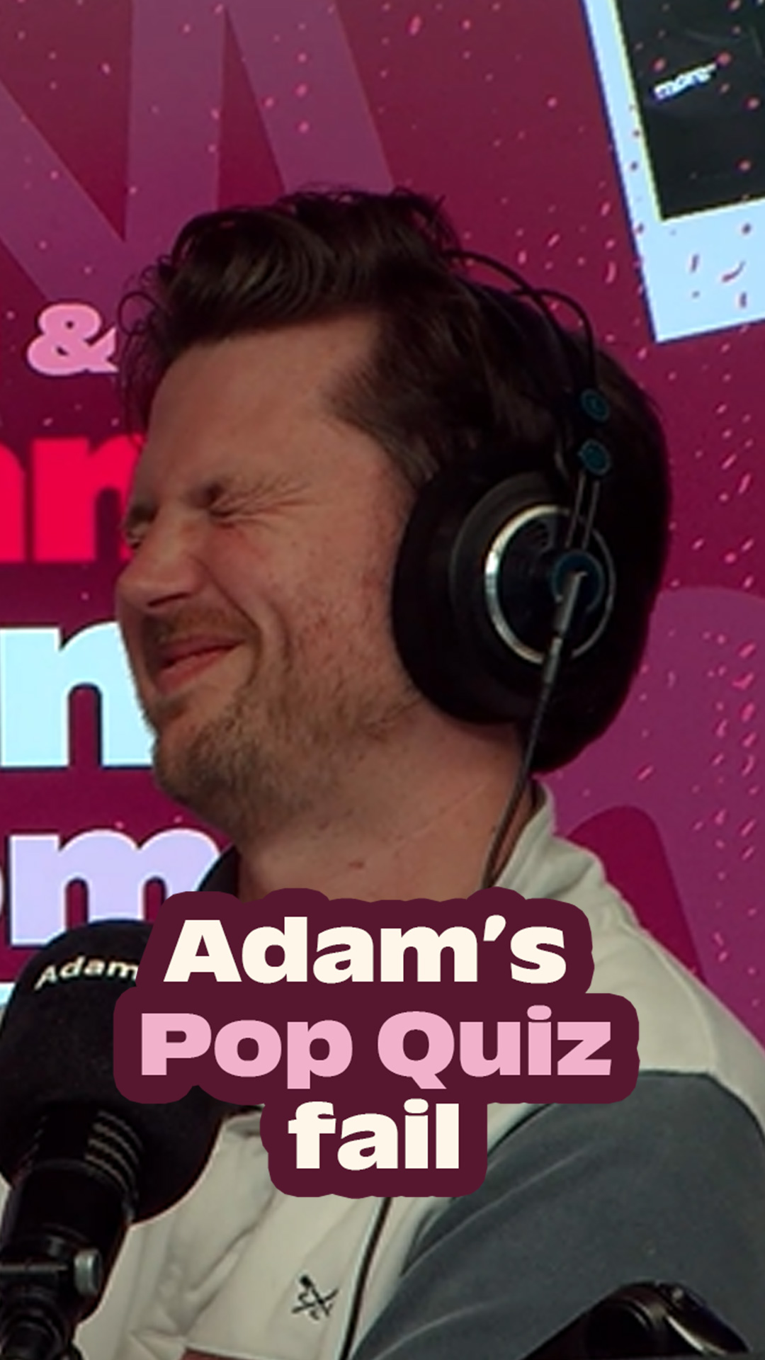 Adam's Pop Quiz fail