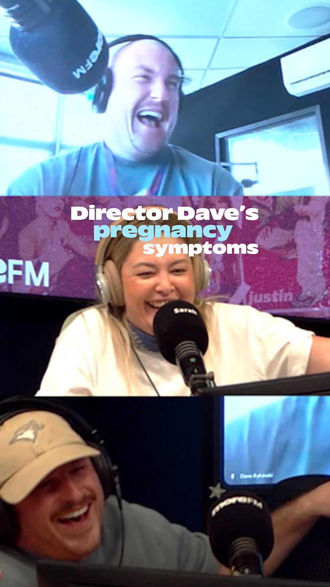 Director Dave's having pregnancy symptoms