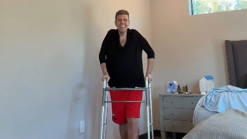 Perez Hilton 'can finally walk again' after hospitalisation