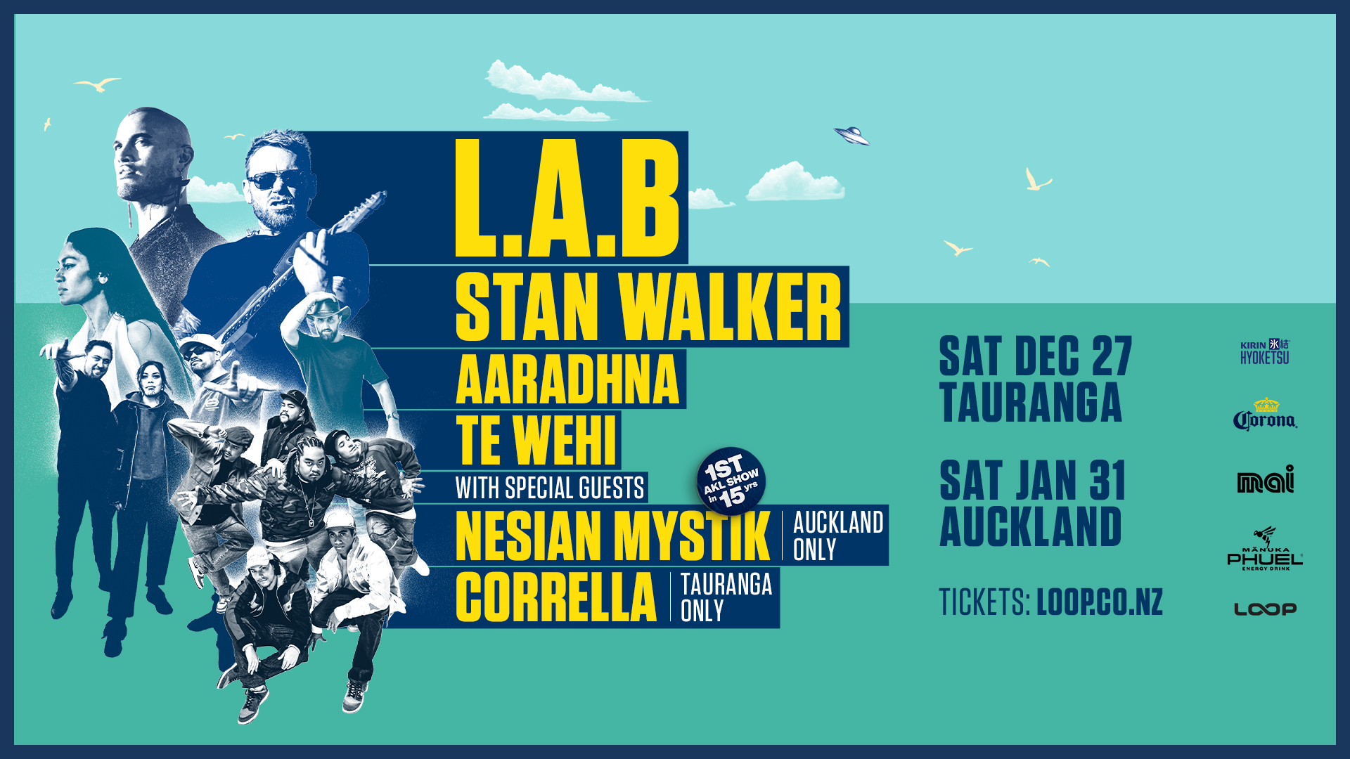 L.A.B, Stan Walker & Special Guests